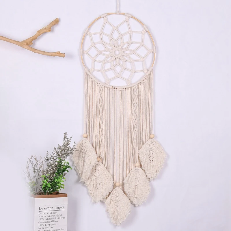 

Handmade Dream Catcher Wind Chimes Home Hanging Craft Gift Dreamcatcher Ornament Car Hanging Home Bedroom Decoration