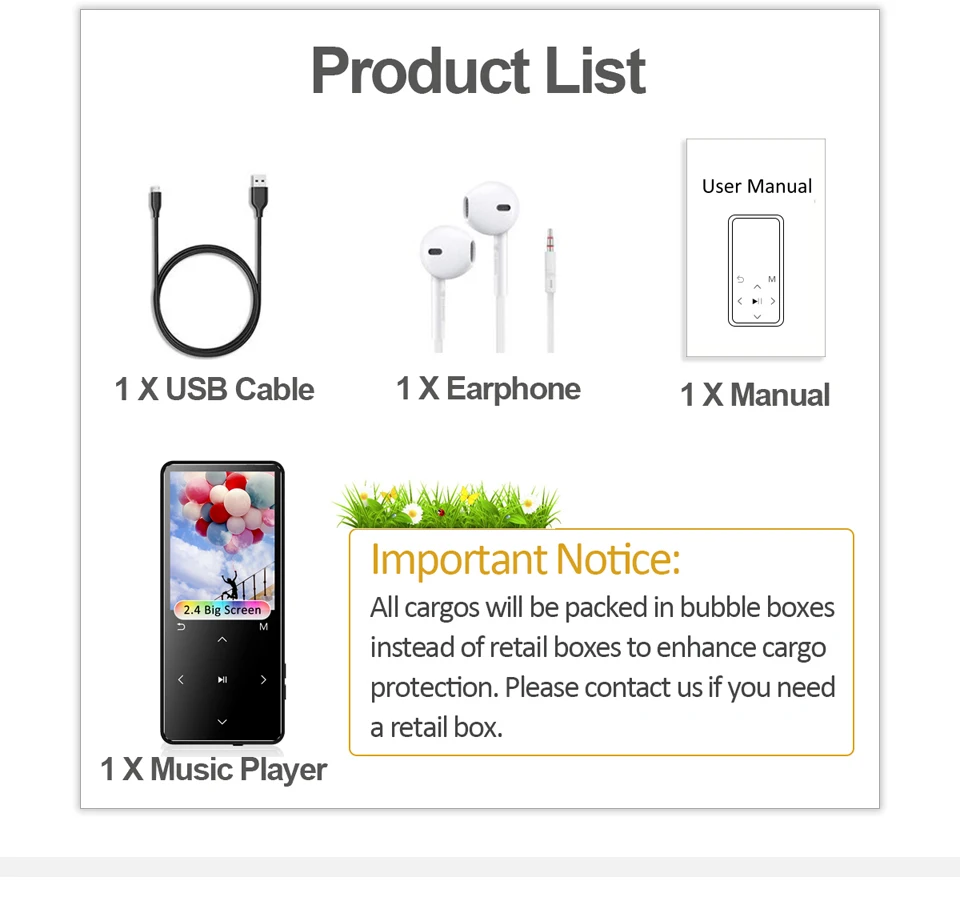 REDANT MP4 плеер с bluetooth lecteur mp3 mp4 музыкальный плеер Портативный mp 4 медиа Тонкий 2,4 дюймов сенсорные клавиши fm Радио Видео Hifi