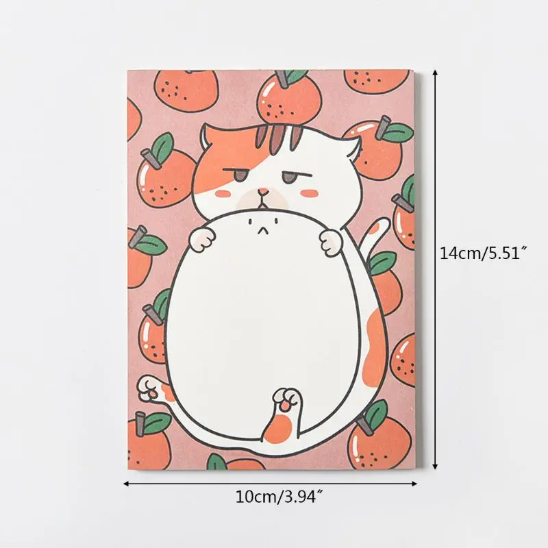 

8pcs Kawaii Memo Pad Cute Cartoon N Times Sticky Note Notebook To Do List School