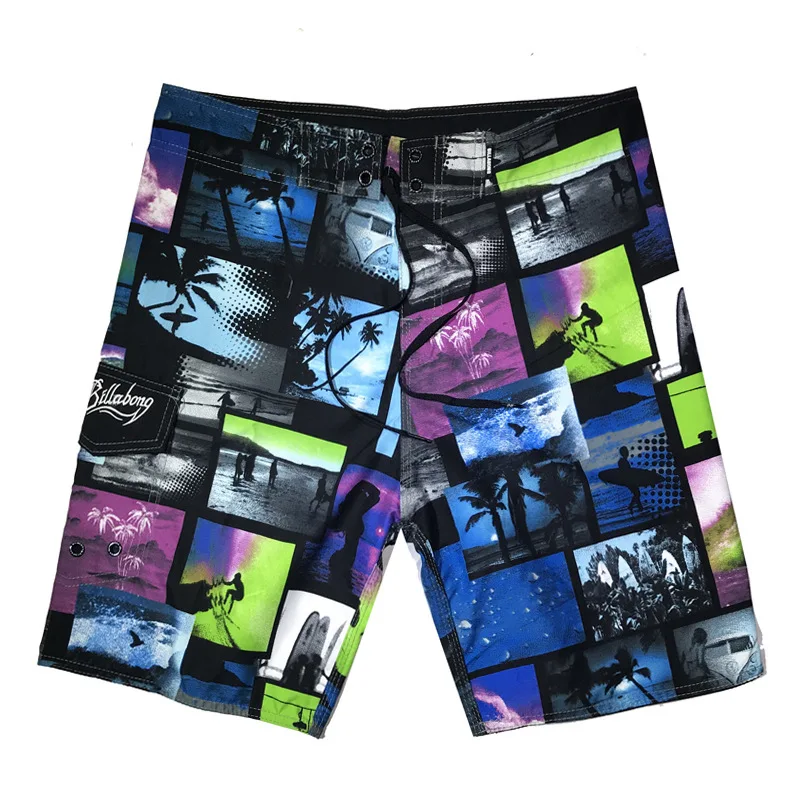 

2021 New men's swimming trunks swimming board shorts beach running shorts Surfing Bermuda board shorts swimsuit beach pants leis