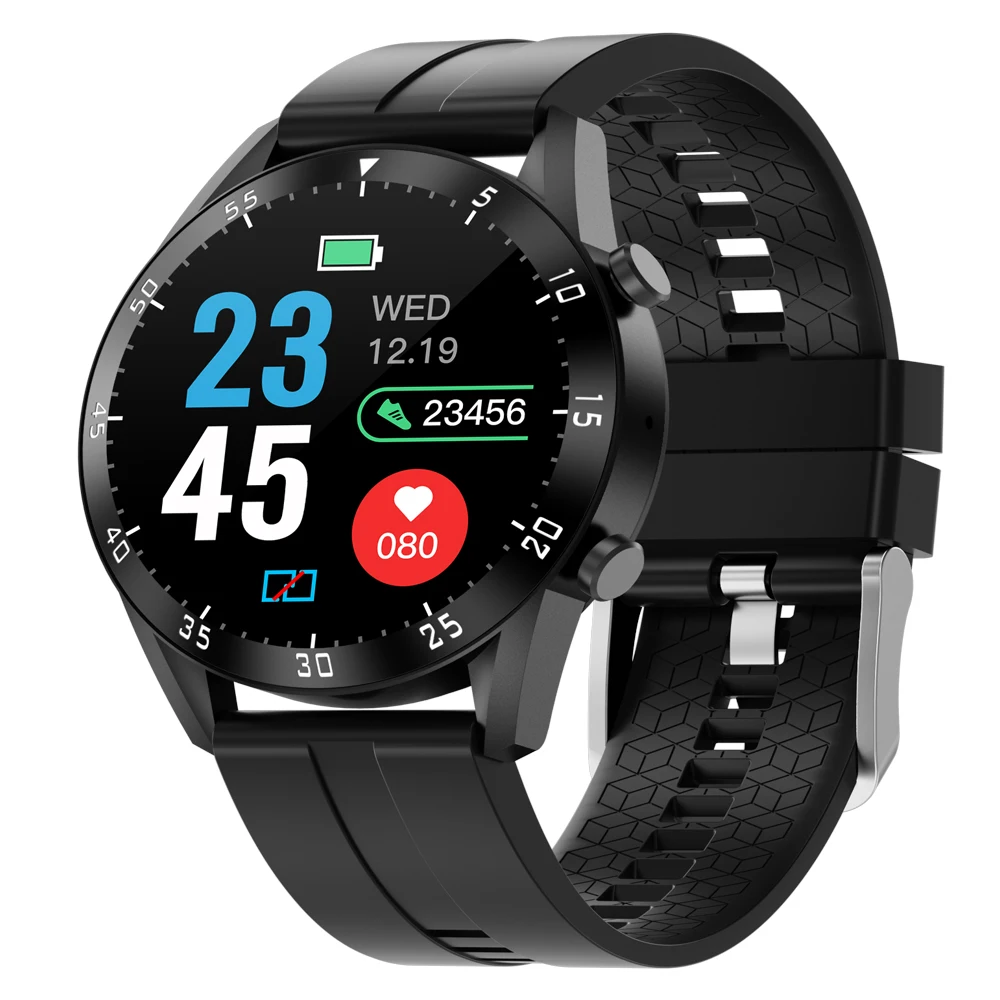 

Smart Watch Bluetooth Fitnes Tracker Heart Rate with Body Temperature Monitor 2021 Version Full Touch Smartwatch for Android iOS