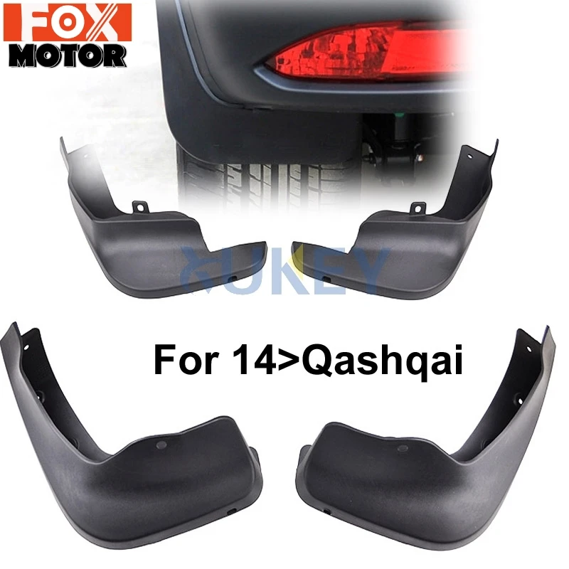 

Mudflaps Splash Guards Mud Flap Mudguards Fender Front Rear Set Molded Car Mud Flaps For Nissan Qashqai J11 2014 2015 2016 2017