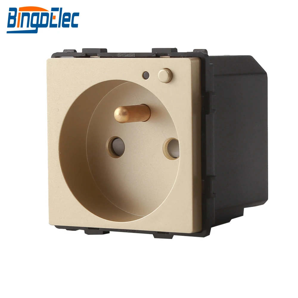 

Bingoelec DIY EU Smart Life Wifi Socket Part French Style Wall Socket Part Work For Alexa 110-250V 16A