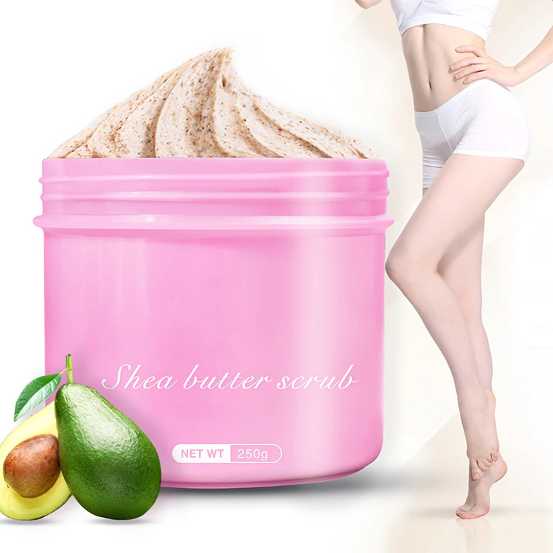 PF79 250 г скраб с маслом Ши отшелушивающие скрабы для тела лечение омертвевшей кожи