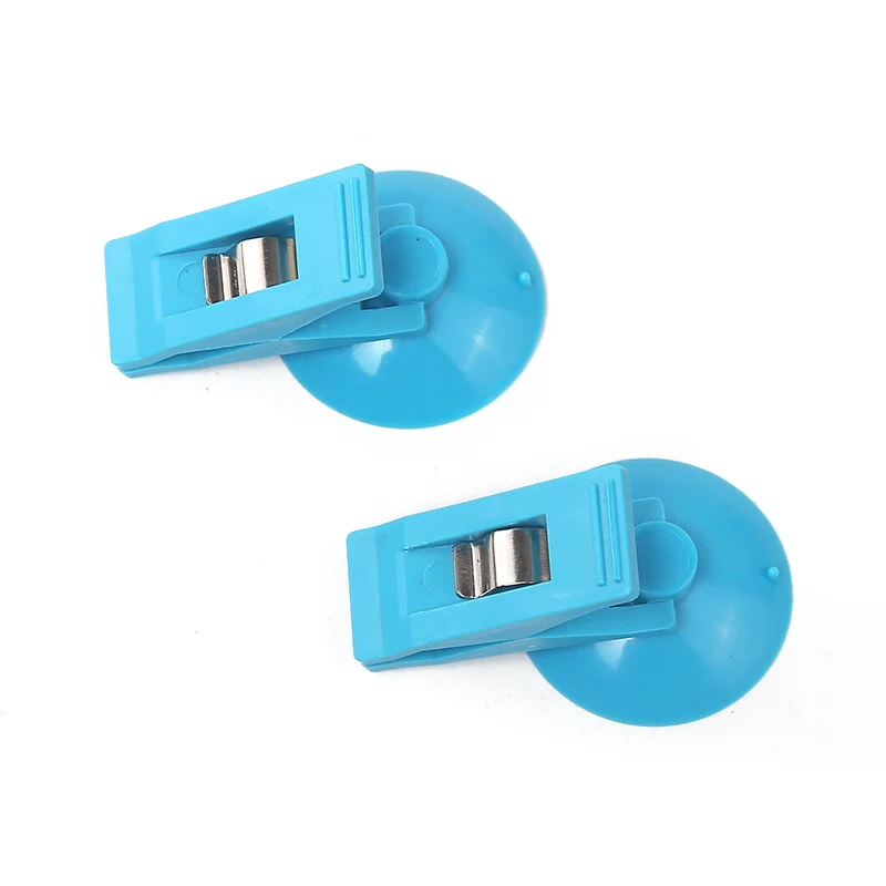 1 Pair Car Interior Window Clip Mount Black Suction Cap Plastic Sucker Removable Holder For Sunshade Curtain Towel Ticket | Автомобили и
