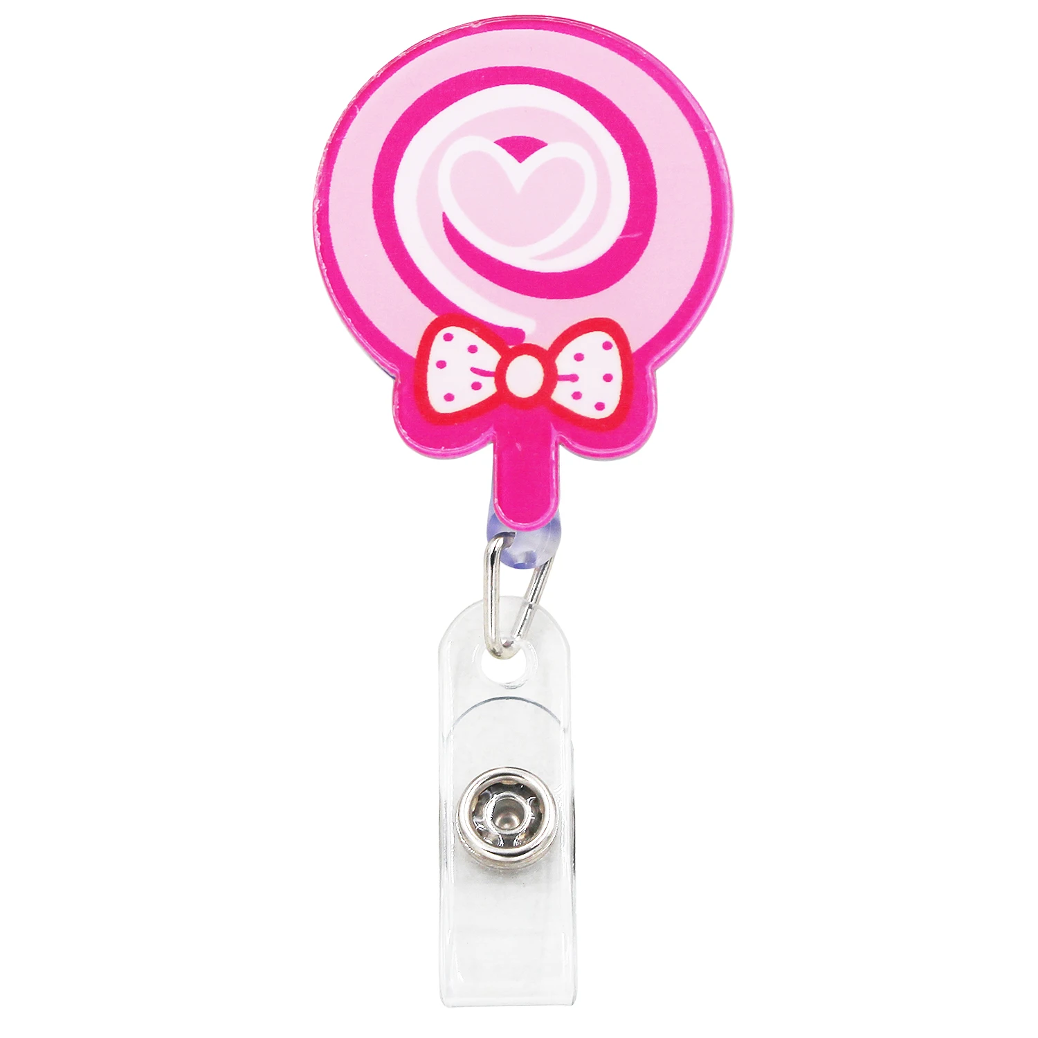 nurses badge reel badge holder clip retractable id badge holder with alligator clip star sunflower sweet rainbow style free global shipping
