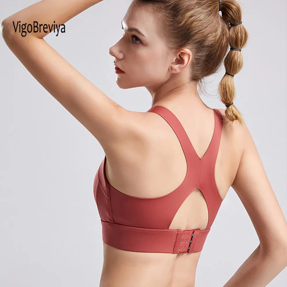 

VigoBreviya Women Push Up Seamless Sports Bra Female Workout High Impact Sport Top Crop Fitness Wear For Yoga Gym Brassiere Vest