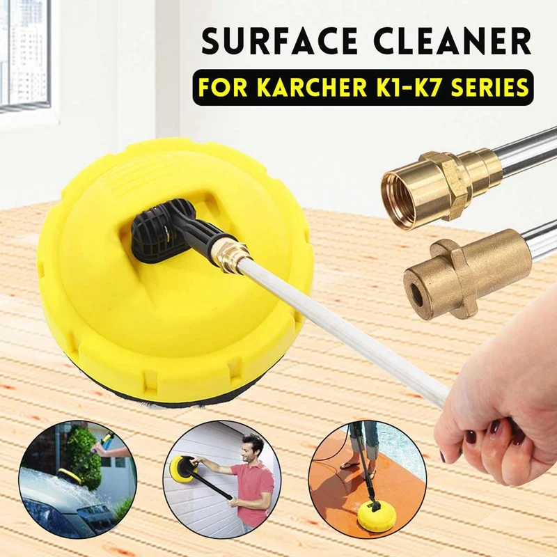 High Pressure Washer Rotary Surface Cleaner Jet Cleaning Floor Brush for Karcher K Series K1-K7 | Автомобили и мотоциклы
