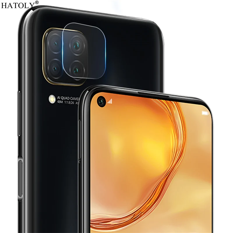 2 шт./лот закаленное стекло с прозрачными линзами для Huawei P40 Lite полностью