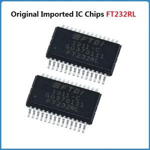 2Pcs Original FT232RL In Stock For Imported IC Chips FT232R FT232 USB To Serial UART Package SSOP28 Integrated Circuits Arduino
