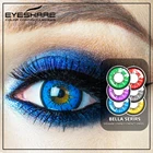 Цветные контактные линзы EYESHARE, 1 пара, красные контактные линзы для косплея BELLA Series, цветные линзы для глаз, для повседневного использования на Хэллоуин