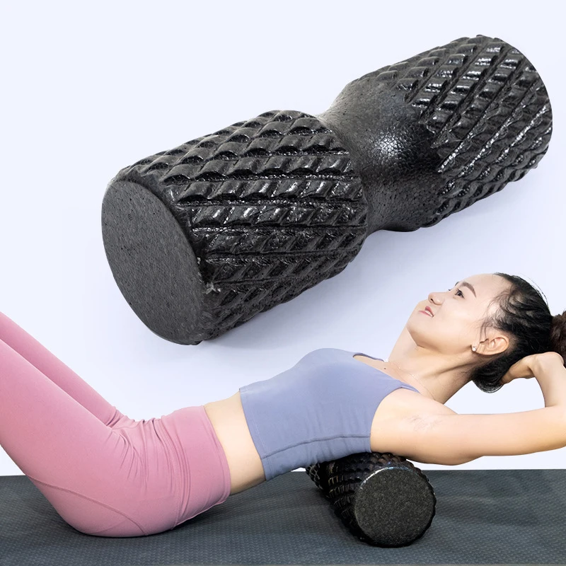 

42 см EPP Алмазная фитнес-йога пенопластовый ролик для пилатеса упражнения в тренажерном зале спины ног рук мышечный релаксатор массажный бло...
