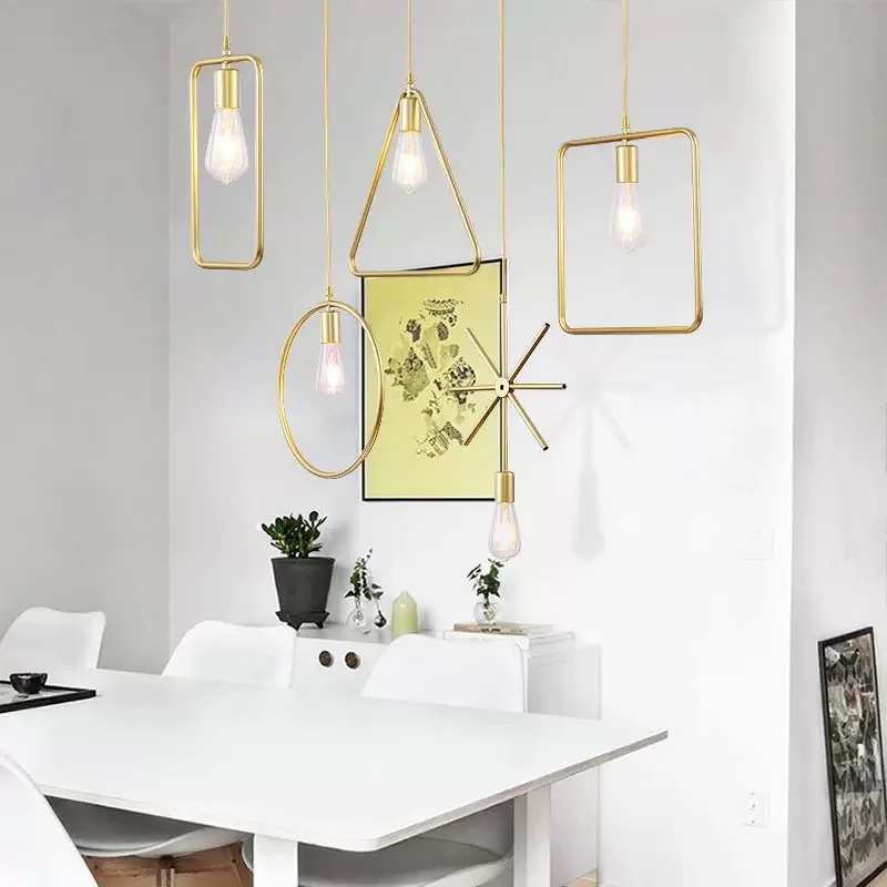 

diamond pendant lamp 3 black iron pipe country lamp shades ventilador de techo lamparas de techo nordic decoration home