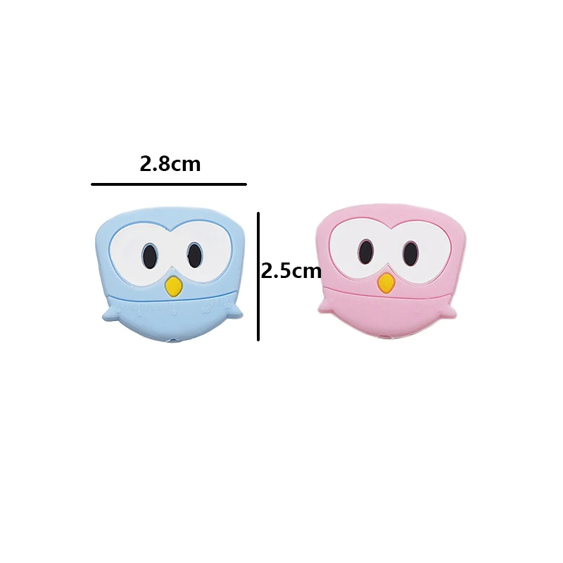 Chenkai-Mini cuentas de silicona para beb&eacute;, cuentas de dentici&oacute;n de b&uacute;ho, BAP gratis para bricolaje, chupete, regalos de enfermera, 5 uds.-3