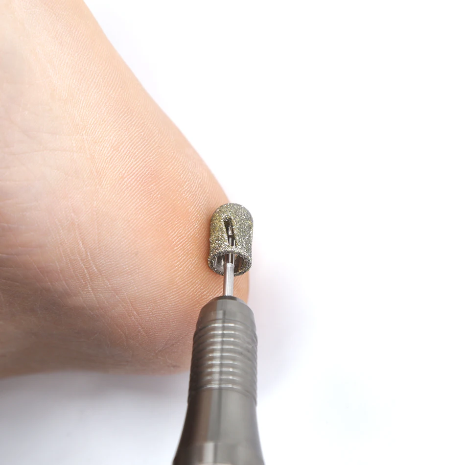 Алмазных фрез для маникюра/педикюра с бриллиантами ротационных напильников из