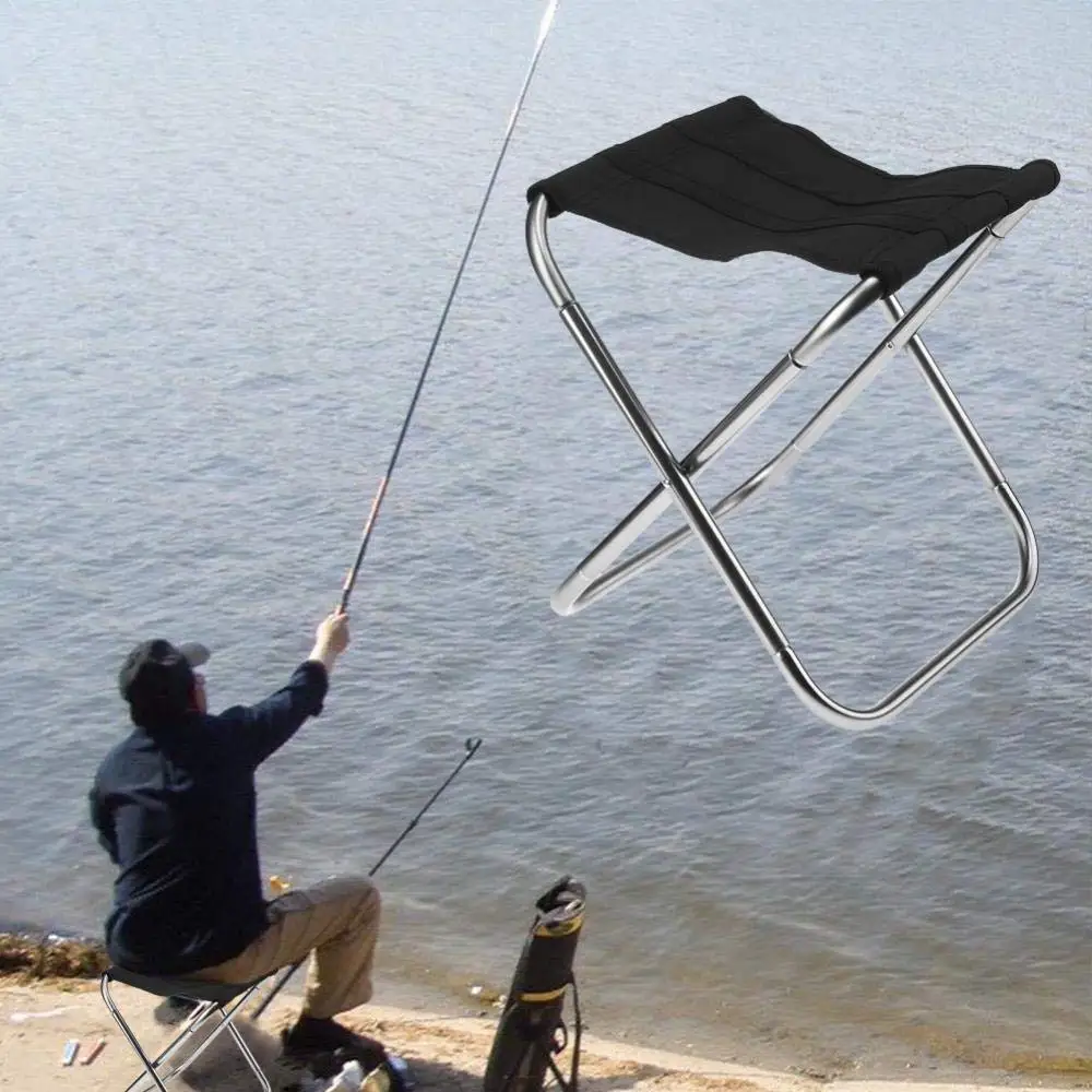 Портативное алюминиевое складное кресло сиденье для рыбалки кемпинга пикника