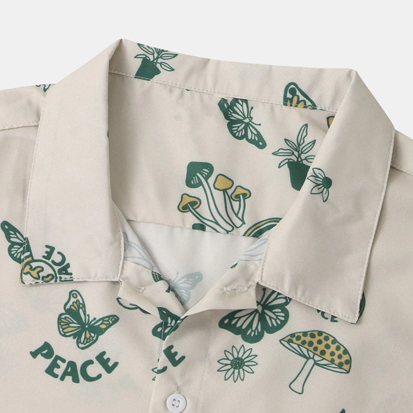 

Men's Shirts Summer Autumn Casual Printed Short Sleeve Pocket Hawaiian Shirt Beach Blouse Top For Handsome Men Plus Size