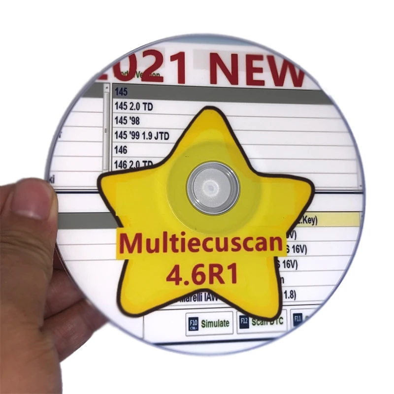 Лучший товар 2021 новинка MultiEcuScan v4.6R CD DVD полностью зарегистрированный быстрая
