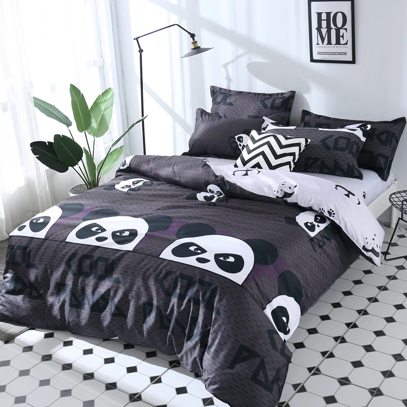 

Pandas Printing Bedding Set 2pcs/3pcs Duvet Cover Set 1 Quilt Cover+1/2 Pillowcases(no Blanket or Sheet)twin Full Queen King