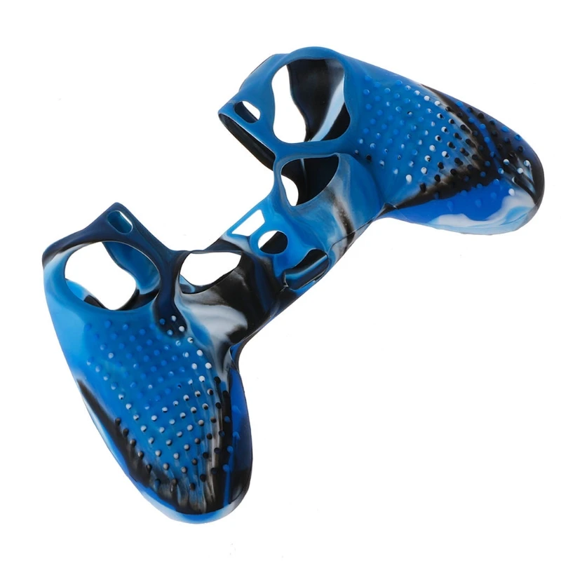 Новый Противоскользящий Камуфляжный силиконовый чехол + 2 джойстика для