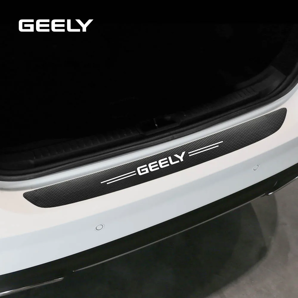 Карбон волокно кожа бампер Стикеры для GEELY GC6 GC9 EMGRAND EC7 EC8 CK ATLAS CK2 CK3 GT авто тюнинг