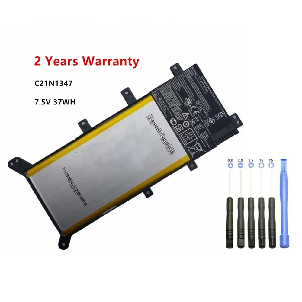 7 5 V 37WH Аккумулятор для ноутбука ASUS X554L X555L X555LB X555LN X555 X555LD X555LP F555A F555U W519L F555UA VM C21N1347 |