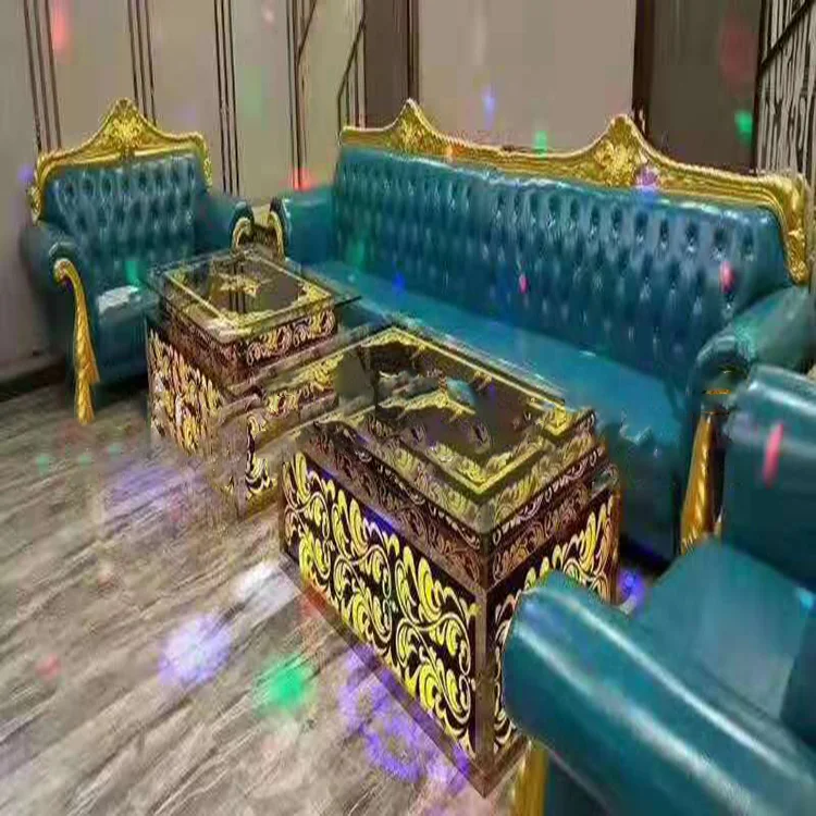 

2021 new arrived concise sofa coffee table combination bar club KTV room card seat table and chair creative personality furnitu