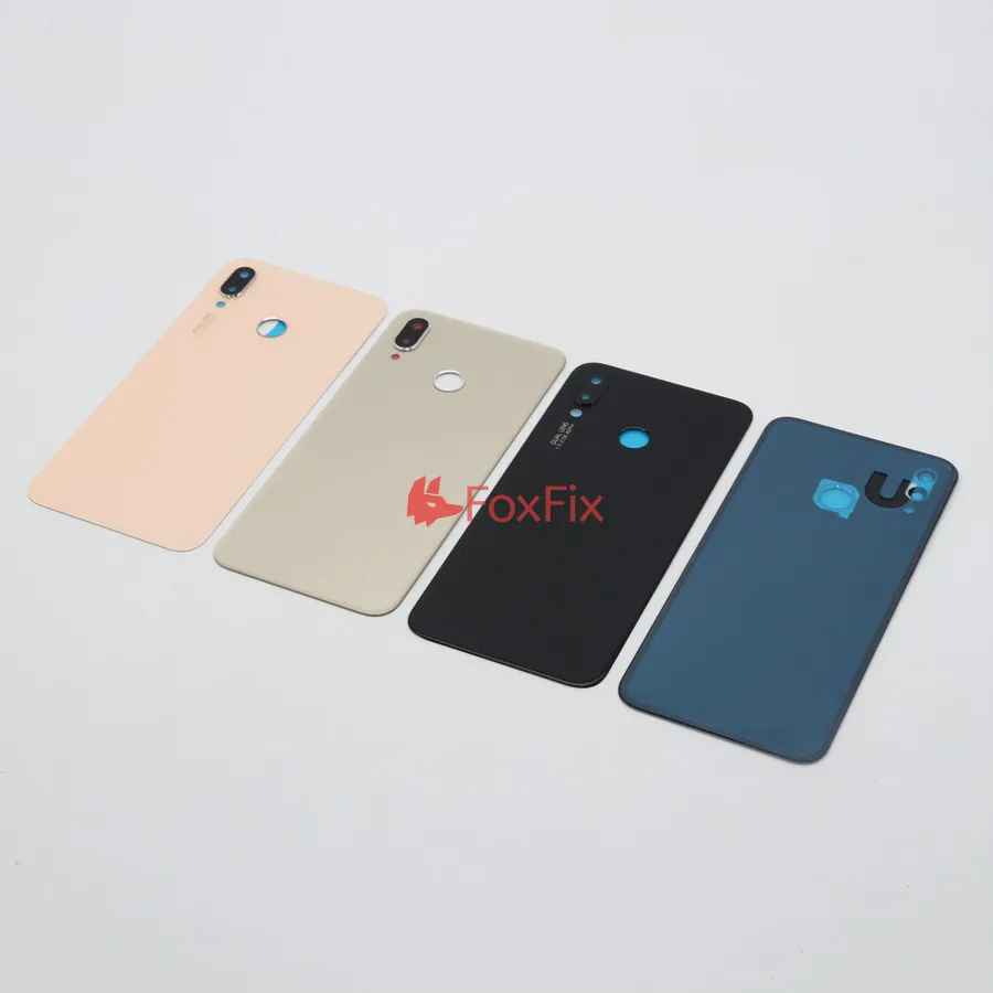 Задняя стеклянная крышка для Huawei P20 Lite аккумулятора Дверная панель задняя