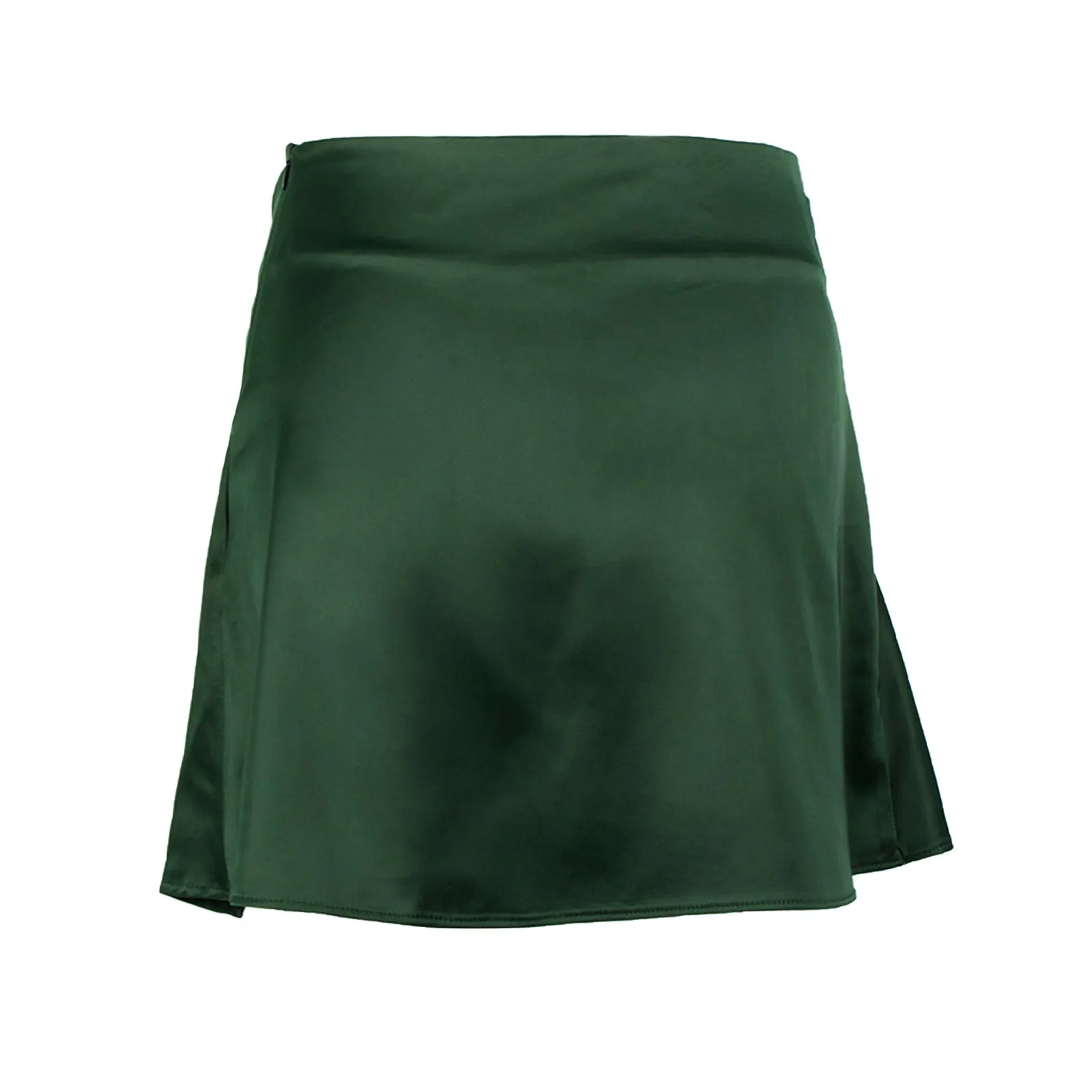

Womail 2021 Spring High Waist Green Knot Irregular Split Joint Elegant Ladies Skirt Women's Fashion Streetwear Tide Mini Skirts