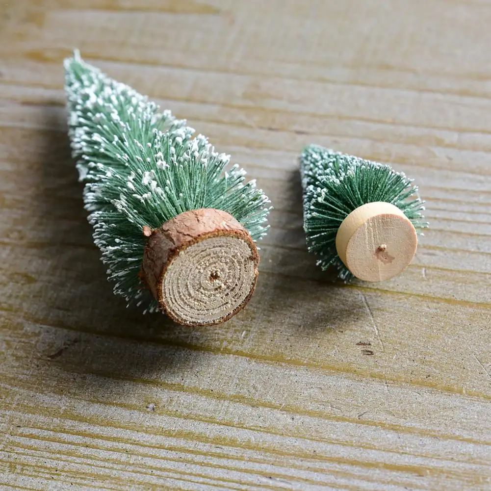 Мини Рождественская елка орнамент Navidad украшение подарок Natal белый кедр