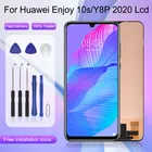 ЖК-дисплей 6,3 дюйма Enjoy 10S для Huawei P Smart S, сенсорный экран с цифровым преобразователем Y8P 2020, ЖК-дисплей в сборе, бесплатная доставка с рамкой