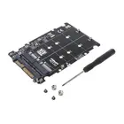 Адаптер M.2 SSD в U.2, адаптер 2 в 1 M.2 NVMe Key BM NGFF SSD в PCI-e U.2, адаптер PCIe M2, конвертер для настольного компьютера