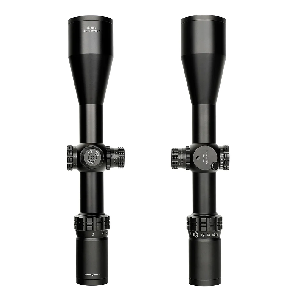 Ohhunt тонкий край 3-18X50 SF тактические оптические прицелы мил Точка Стекло