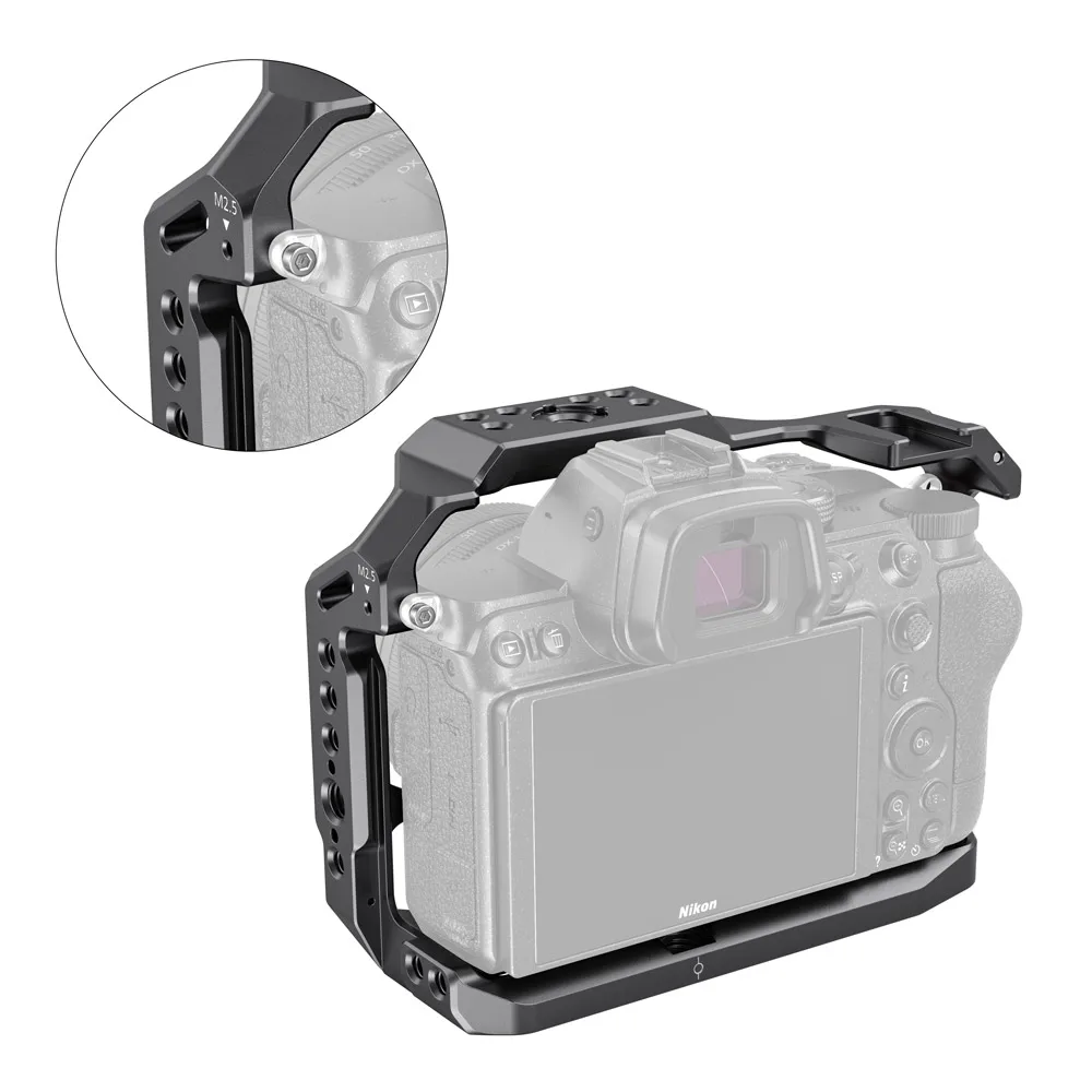 SmallRig клетка для камеры Nikon Z5/Z6/Z7 Dslr с холодным башмаком и рейкой NATO микрофона DIY