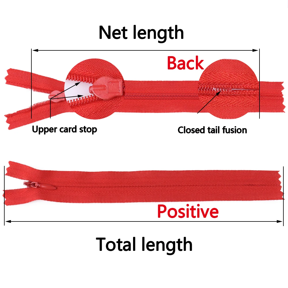 Невидимая нейлоновая катушка 5 шт. 3 # женские сумки портфель ручная работа