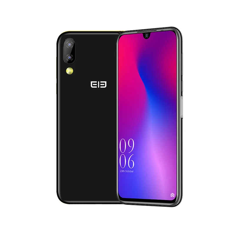 Черный Elephone A6 Mini, 5,71 дюймов, экран капли воды, мобильный телефон, Android 9,0, MT6761, четыре ядра, HD+ 4 Гб+ 32 ГБ, 16 МП, 3180 мАч, 4G смартфон - Цвет: Черный