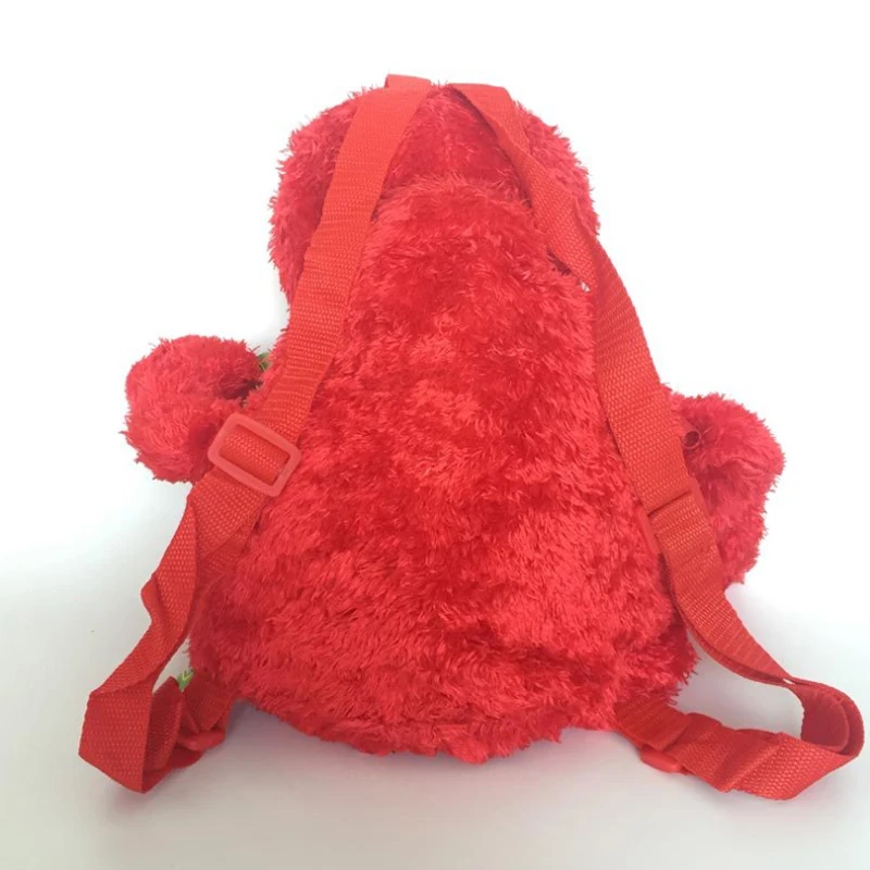 Плюшевый рюкзак с мультипликационным изображением Улица Сезам детский дорожный