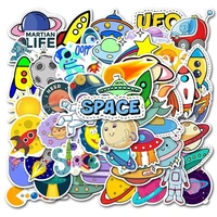 1050pcs drawn cartoon celestial planet waterproof stickers toys for phone laptop notebook luggage fridge car decal stickers