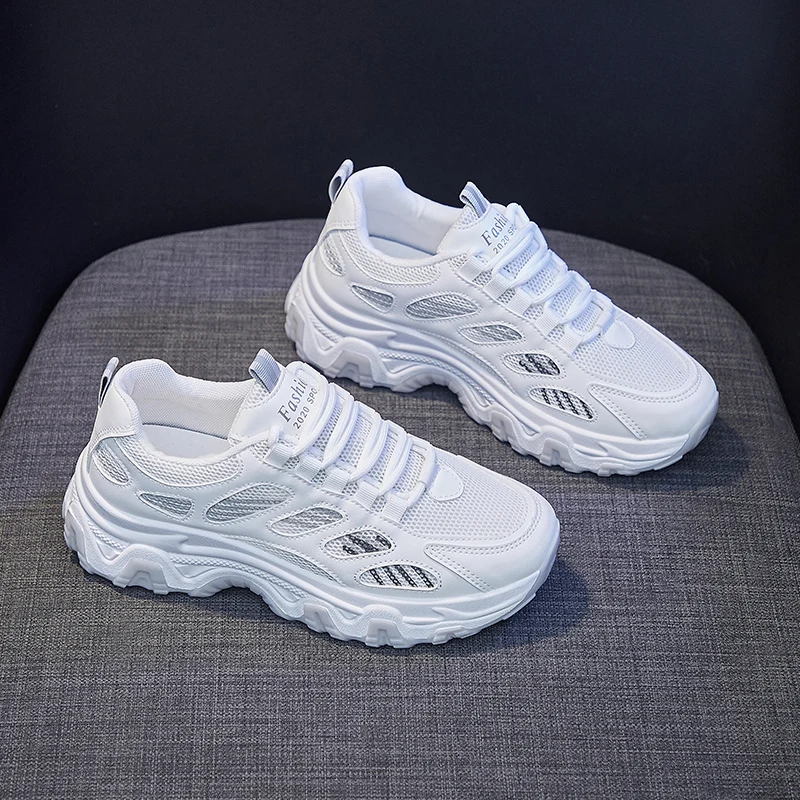 

Ins trendy daddy women's shoes 2021 autumn new breathable student sports shoes women's heightening net red