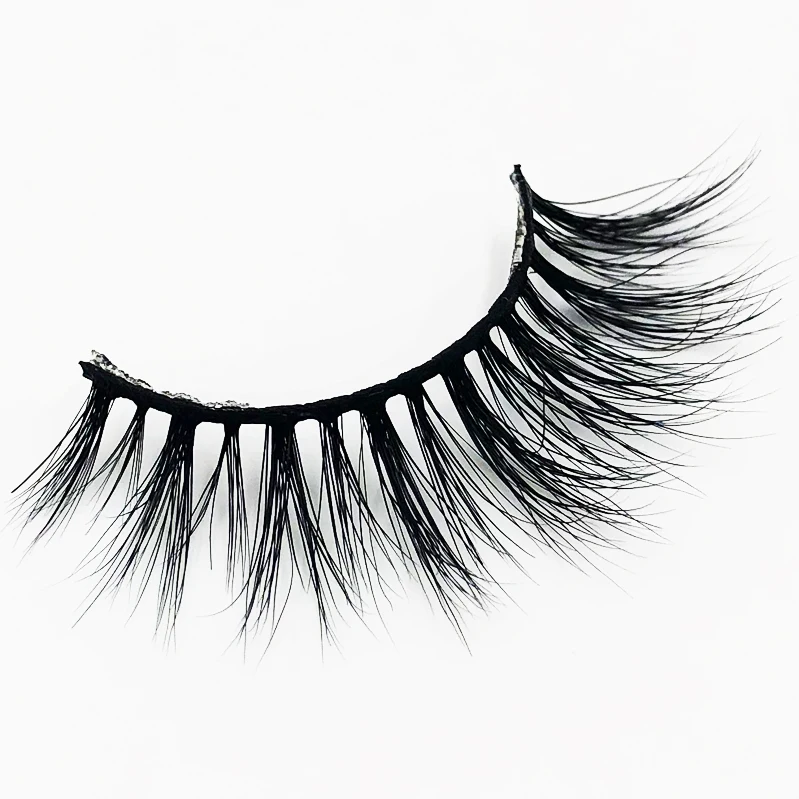 

Flash Girl D23 5D Real Mink Eyelashes 100% Handmade Lashes Wispy Natural Eyelashes Fluffy Volume Soft Fake EyeLashes