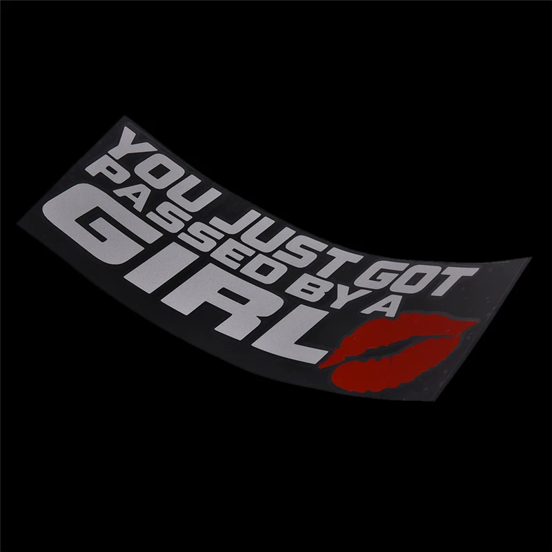 

Girl Lips Car Sticker Decal Decoration Letter Car Sticker Decal 2 Colors choose 1 Pcs