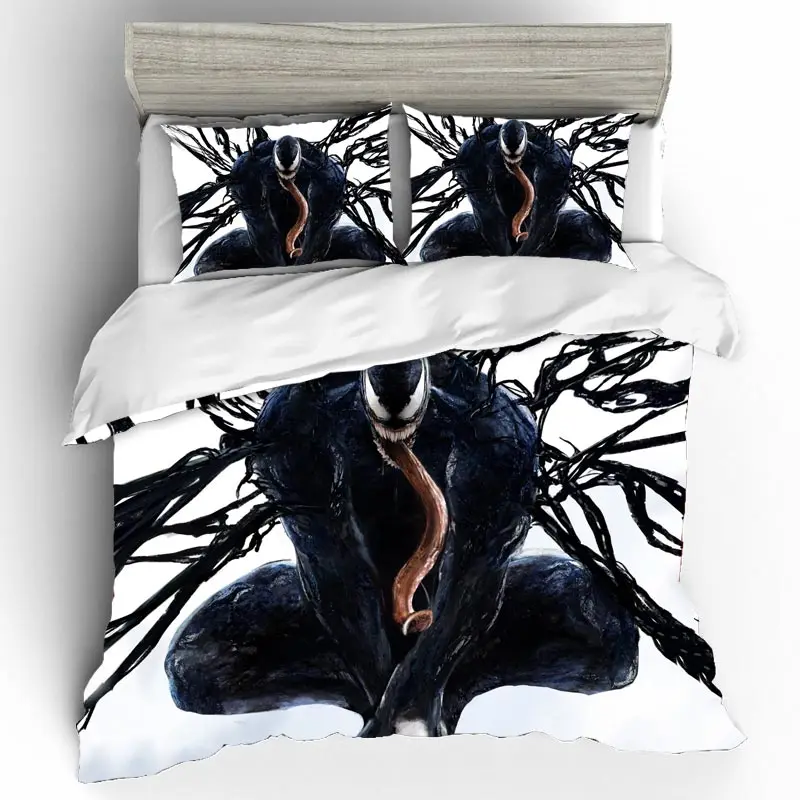 DQ0427 Домашний текстиль постельное белье Venom Ropa De Cama свадебный подарок Sabanas 3d комплект постельного белья королевского размера Lencol Cama Casal Cat постельное белье поплин - Цвет: DQ0427