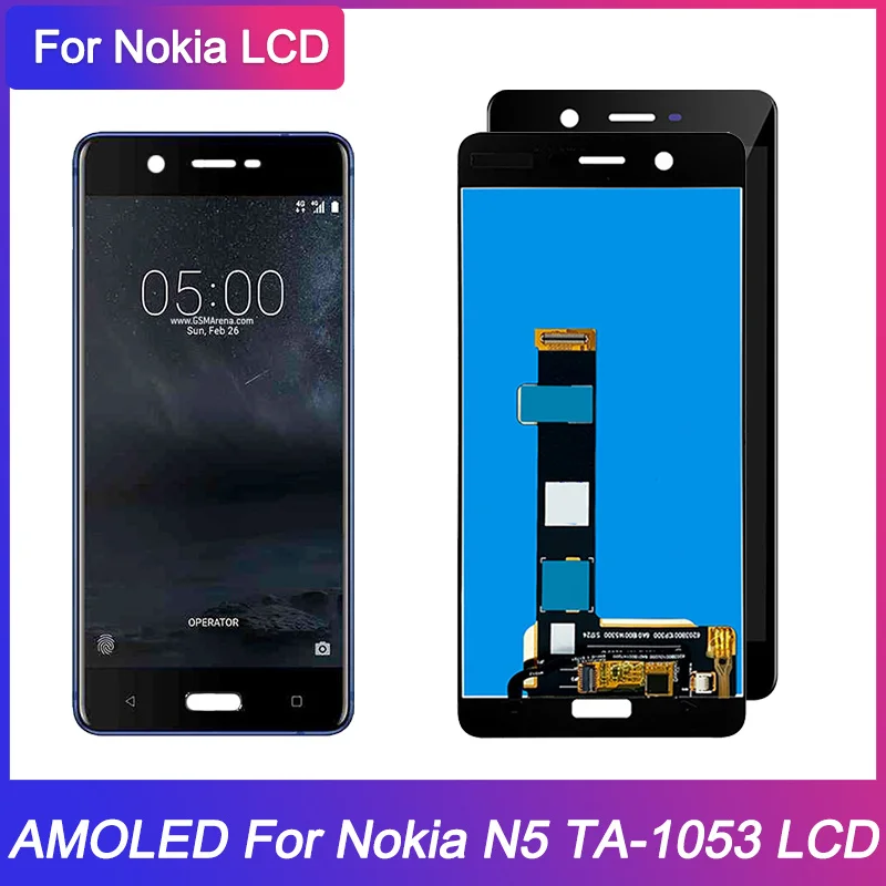 ЖК-дисплей 5 2 дюймов для Nokia N5 TA-1024 TA-1027 TA-1044 TA-1053 дисплей с сенсорным экраном и