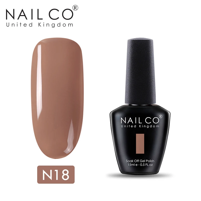 N18 NAILCO УФ светодиодный Гель-лак для ногтей smalto Полупостоянный unghie живопись гель лак Manicura permanente замочить от ногтей Гель-лак художественный - Цвет: N18