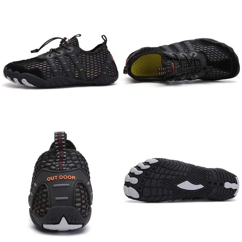 Летняя Уличная обувь для Босиков дышащая мужская походная быстросохнущая