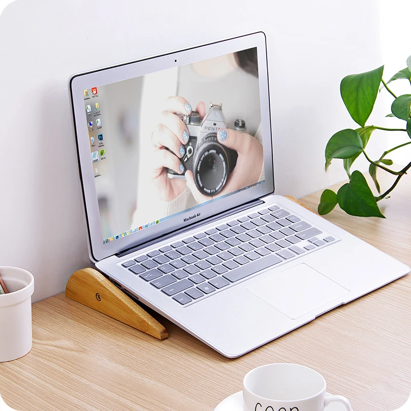 Регулируемая подставка для ноутбука деревянная Macbook Air Pro 11 12 13 15 - Цена: 1 039,09 руб.