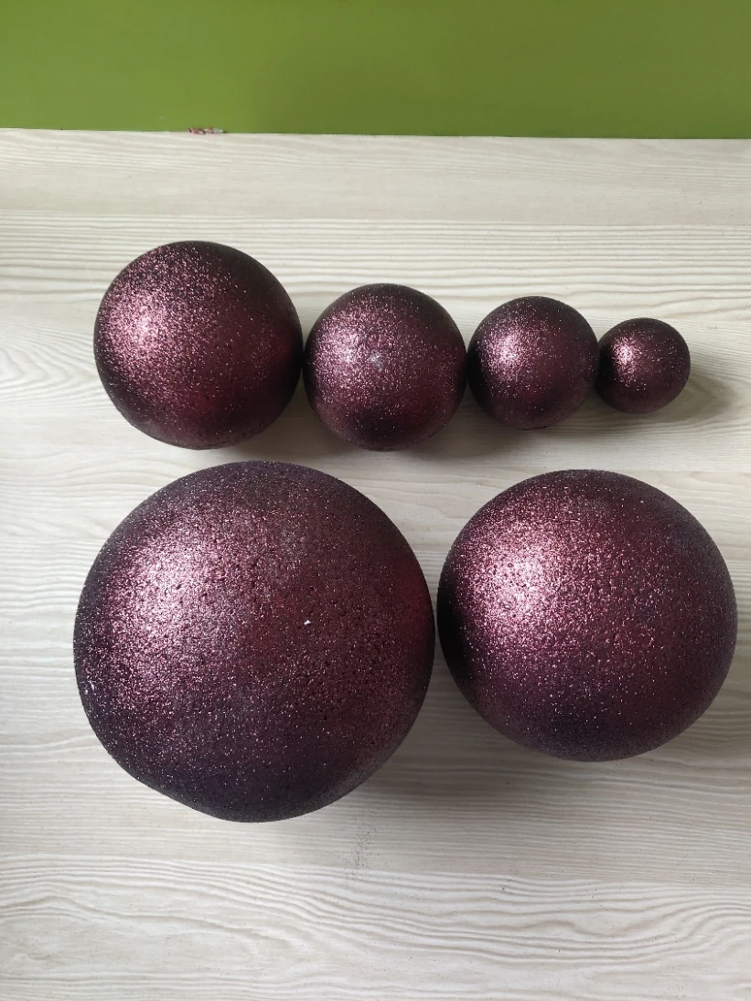 

Coffee Polystyrene Styrofoam Foam Ball Party Wedding festival stage house decoration DIY handmade materials 6-12cm(diameter)