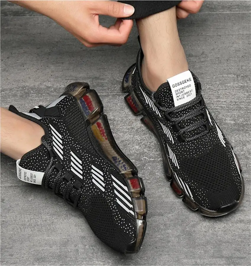 

2021 New Men's Sports Shoes Mesh Breathable Casual Shoes outdoor Men Running Shoes All-match Men Sneakers student board shoes