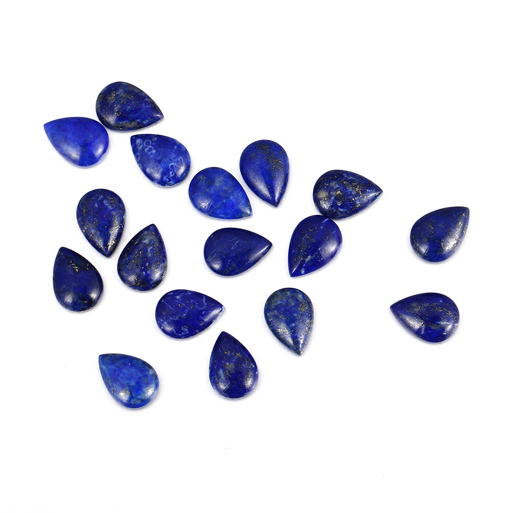 Овальная огранка натуральный Лапис 12x16 мм свободные камни оптом декоративный
