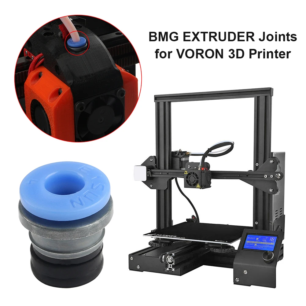 

10/20Pcs BMG Extruder Embedded Collet Clip for VORON BMG Extruder and other Embeddable Tube Blue Collet Clips 3D Printer Parts